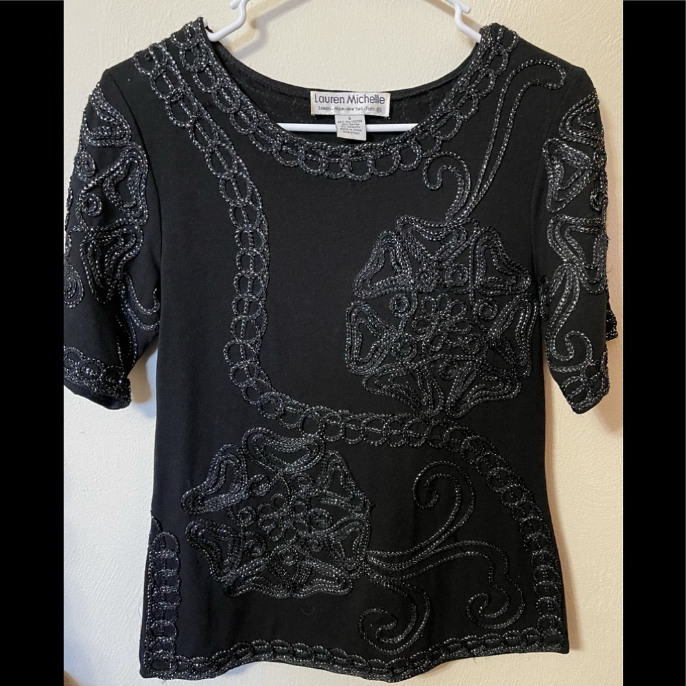 Lauren Michelle dress blouse size S.